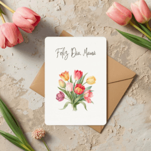 TARJETA "TULIPANES"